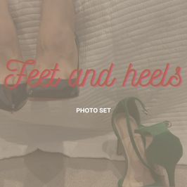 Foot and heels photo set
