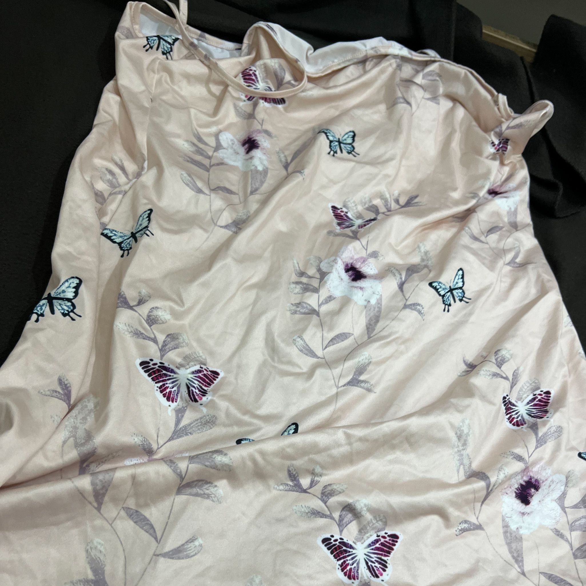 Silk Japanese Style Mini Dress