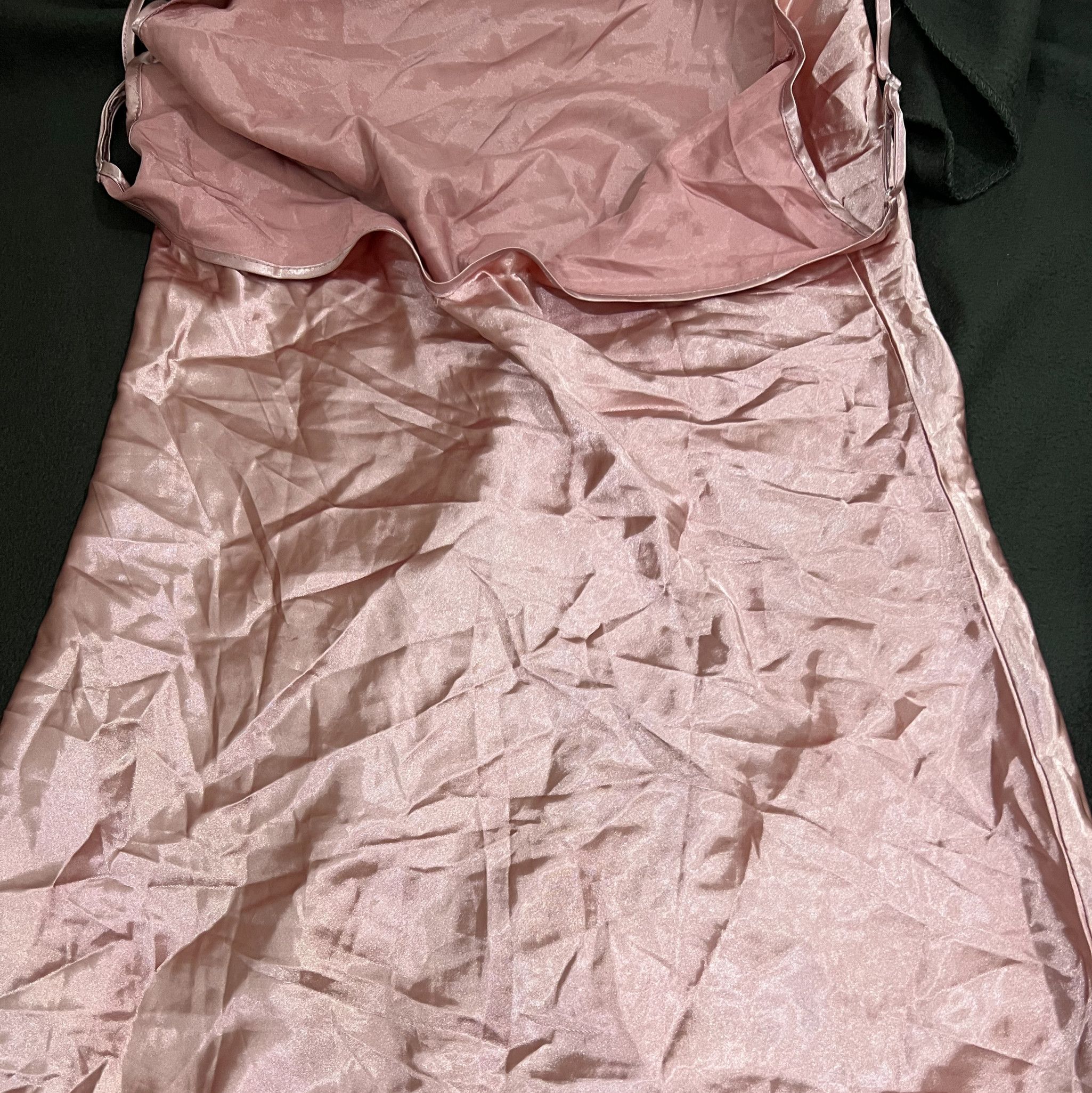 Pink Satin Silk Dress
