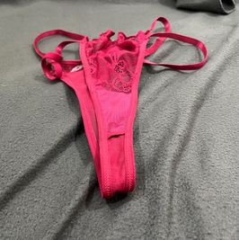 Red Net Thong Panty