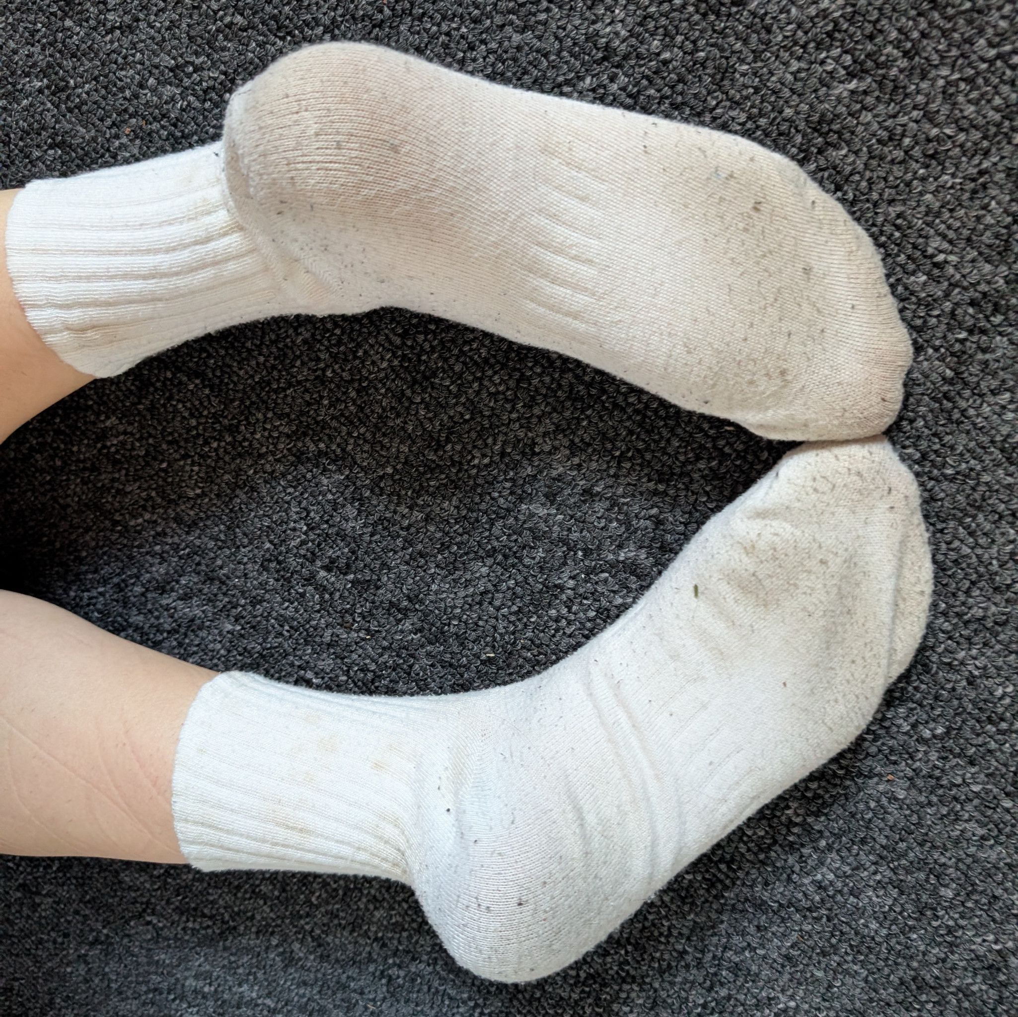 Stinky White Gym Socks