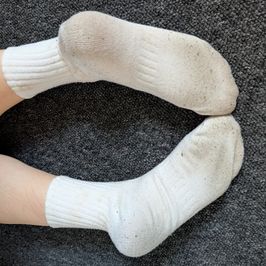 Stinky White Gym Socks