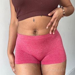 CUSTOM WEAR Pink Nylon Boy Shorts