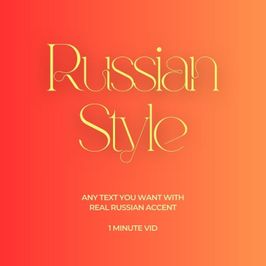 Russian Style Accent