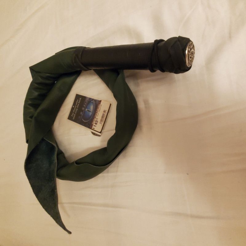 DragonTailz Single Plait Leather Whip