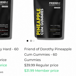 Pineapple Cum Gummies