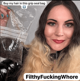 Buy the hair that was shaved off during my recent clip!