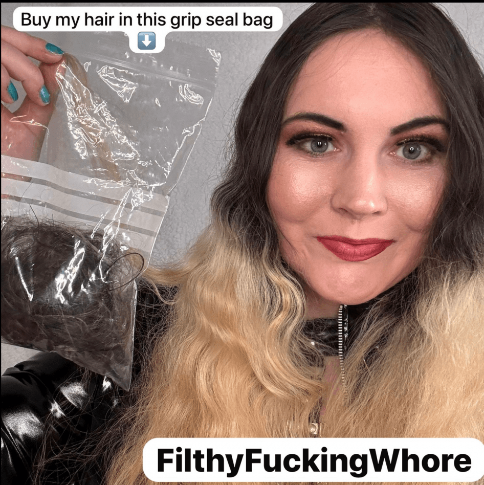 Buy the hair that was shaved off during my recent clip!