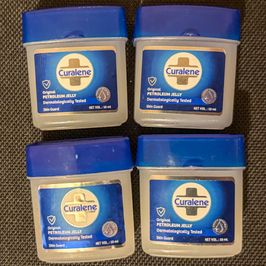 4x Mini Curalene petroleum jelly 10ml 40ml total