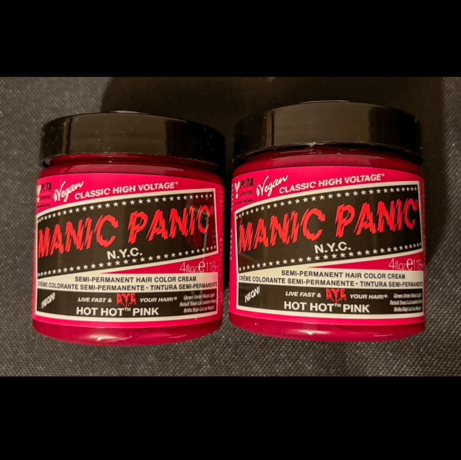 2x Manic Panic High Voltage Classic Cream Formula Colour Ha