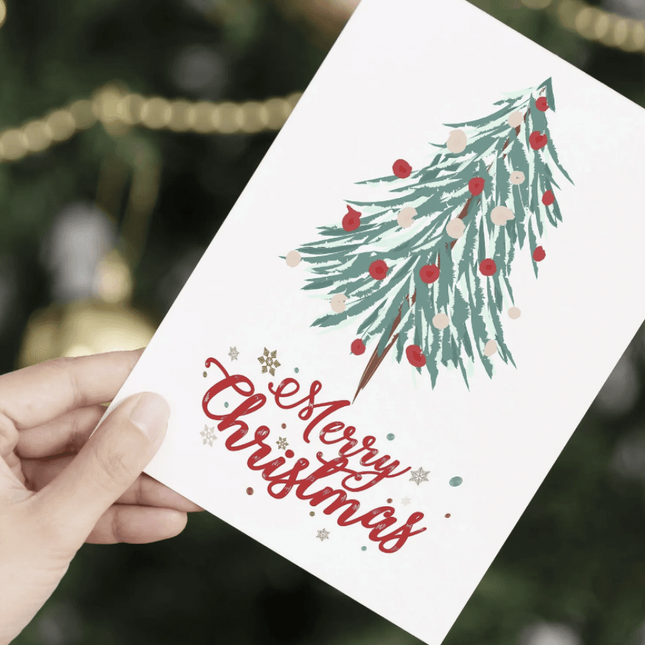 A christmas card from me to  you