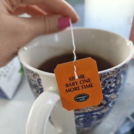 A tea bag aforism