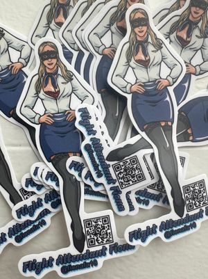 Flight Attendant Fiona Sticker