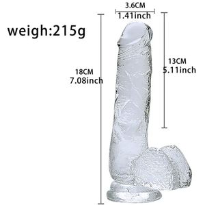 SPOIL ME: TRANSPARENT REALISTIC DILDO
