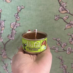 Handmade TikiCat Candle Mini Green