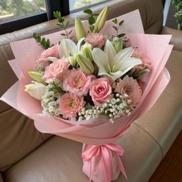 bouquet of flowers for me
