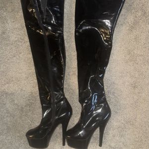 Stage Worn Thigh High Boots 3 Years Worth