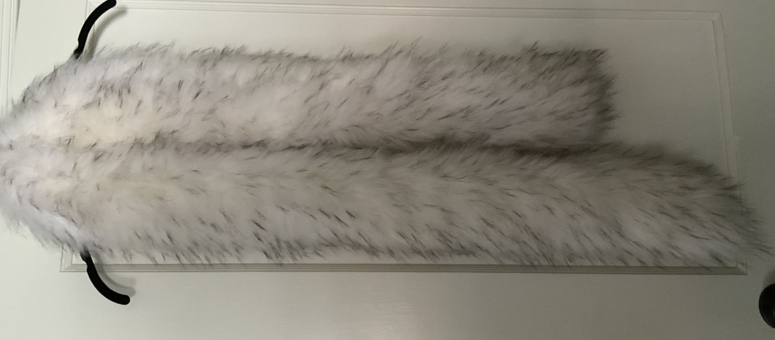 Faux White Boa