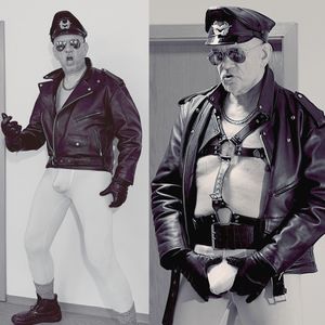 Cigar Smoking Leather Masters Home Cum 4  gif