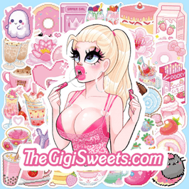 Bimbo Lipgloss Sticker