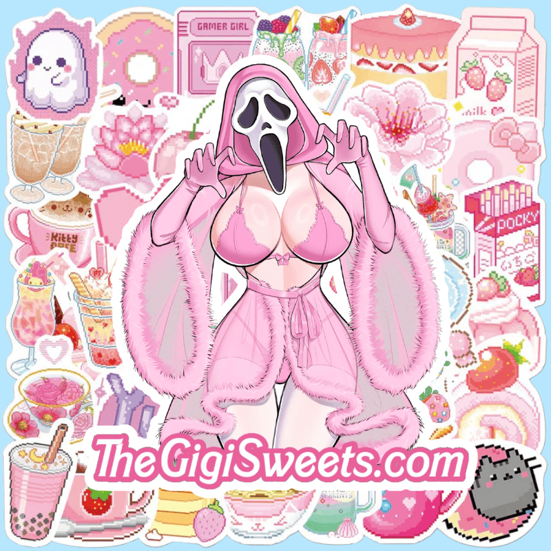 Bimbo Ghostface Sticker