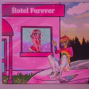 Hotel Forever Canvas Artwork With Melody Parker