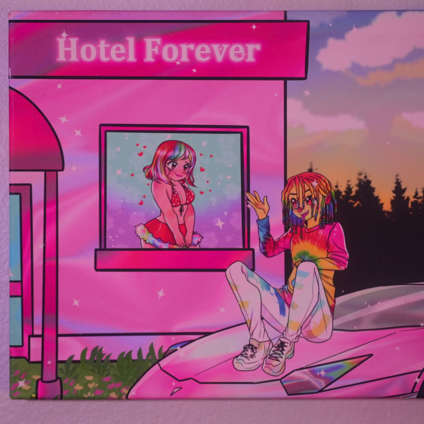 Hotel Forever Canvas Artwork With Melody Parker