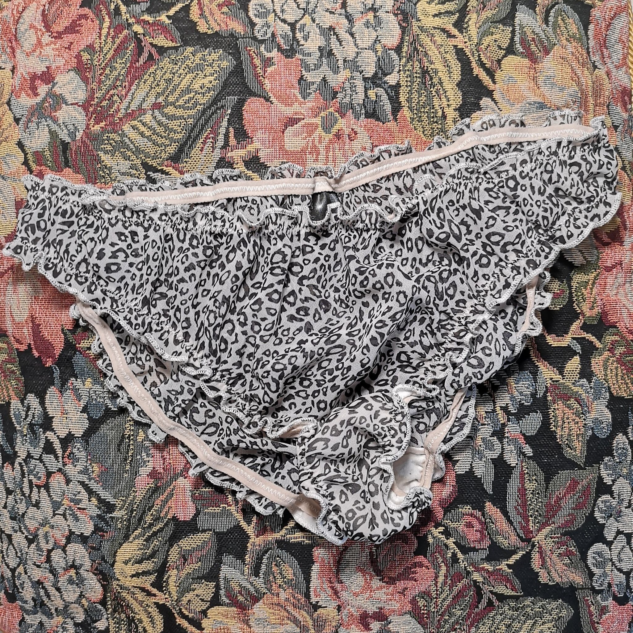 White Leopard Panty