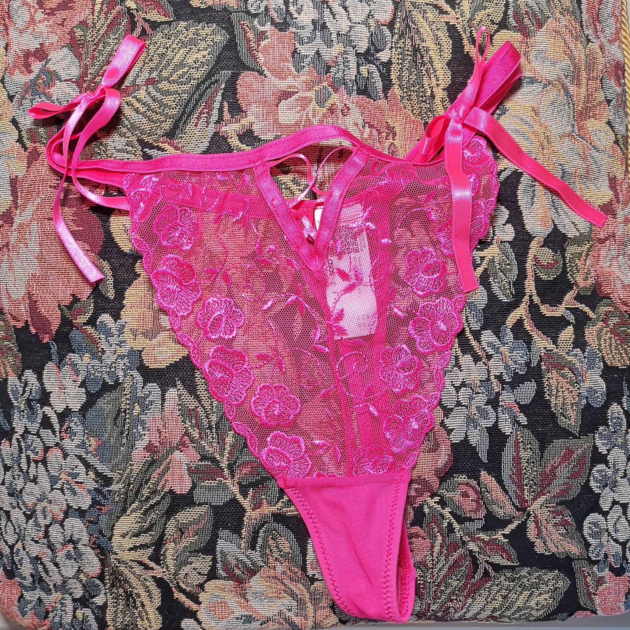 Bows Lace and Corset Detailed Thong