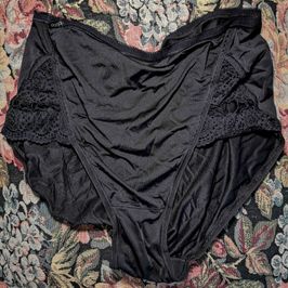 Sexy Black Granny Panty
