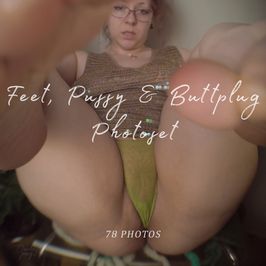 Feet Pussy and Buttplug Photoset