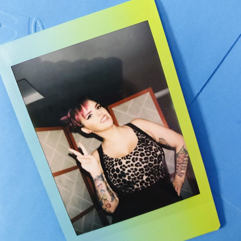 Signed Instamax Polaroid