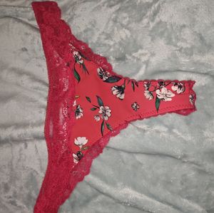 Red Floral panties