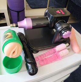 Male Sex Machine With Many Attachments
