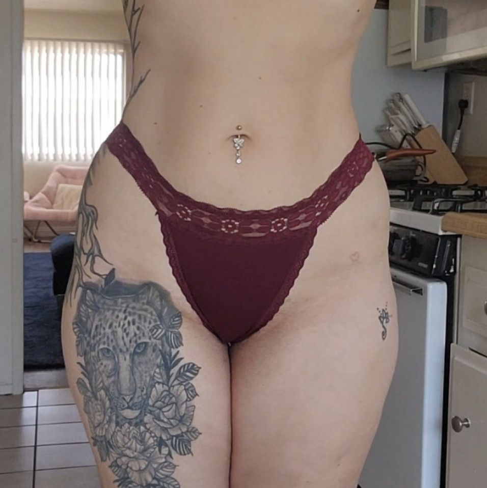 Sexy Lacey Cotton Thongs