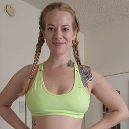 Well worn sports bra