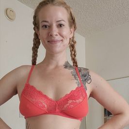 Lacy bra worn everyday