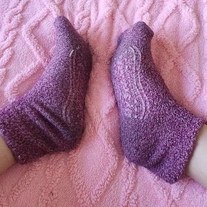 Extremely Well Worn Fuzzy Socks