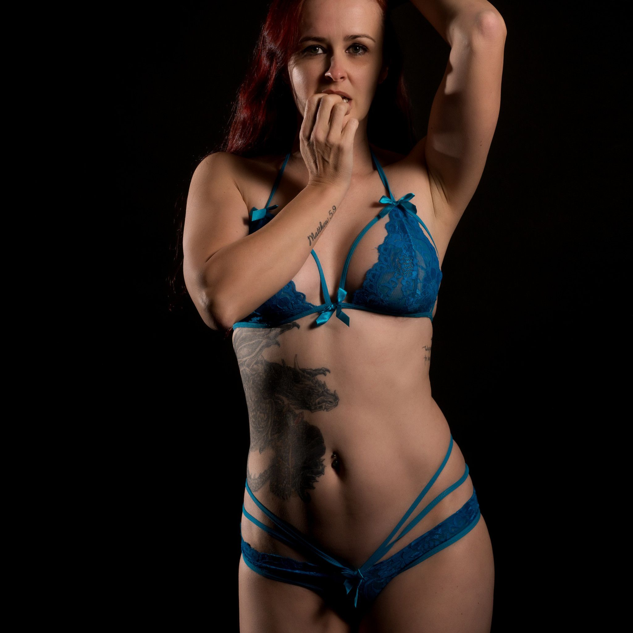 Worn Bra and panty set