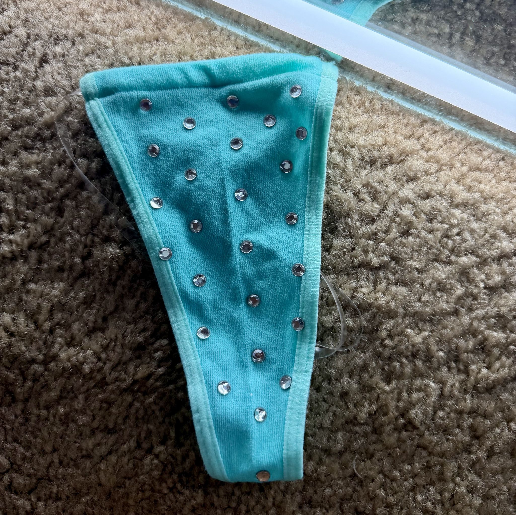 Deep throat dildo fuck until I squirt thong panties