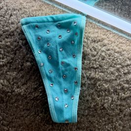 Deep throat dildo fuck until I squirt thong panties