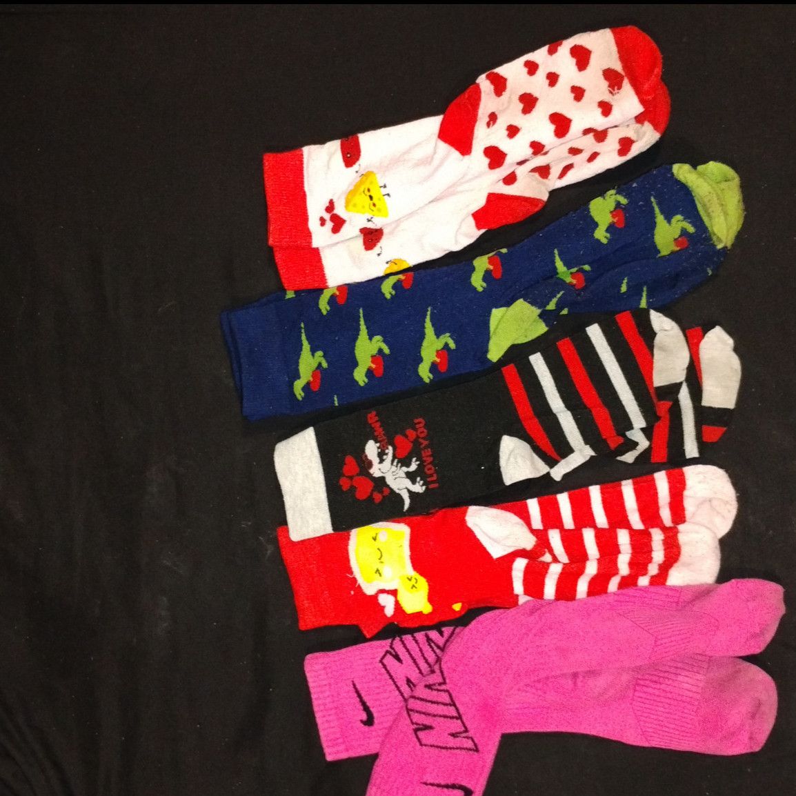 High socks with designs