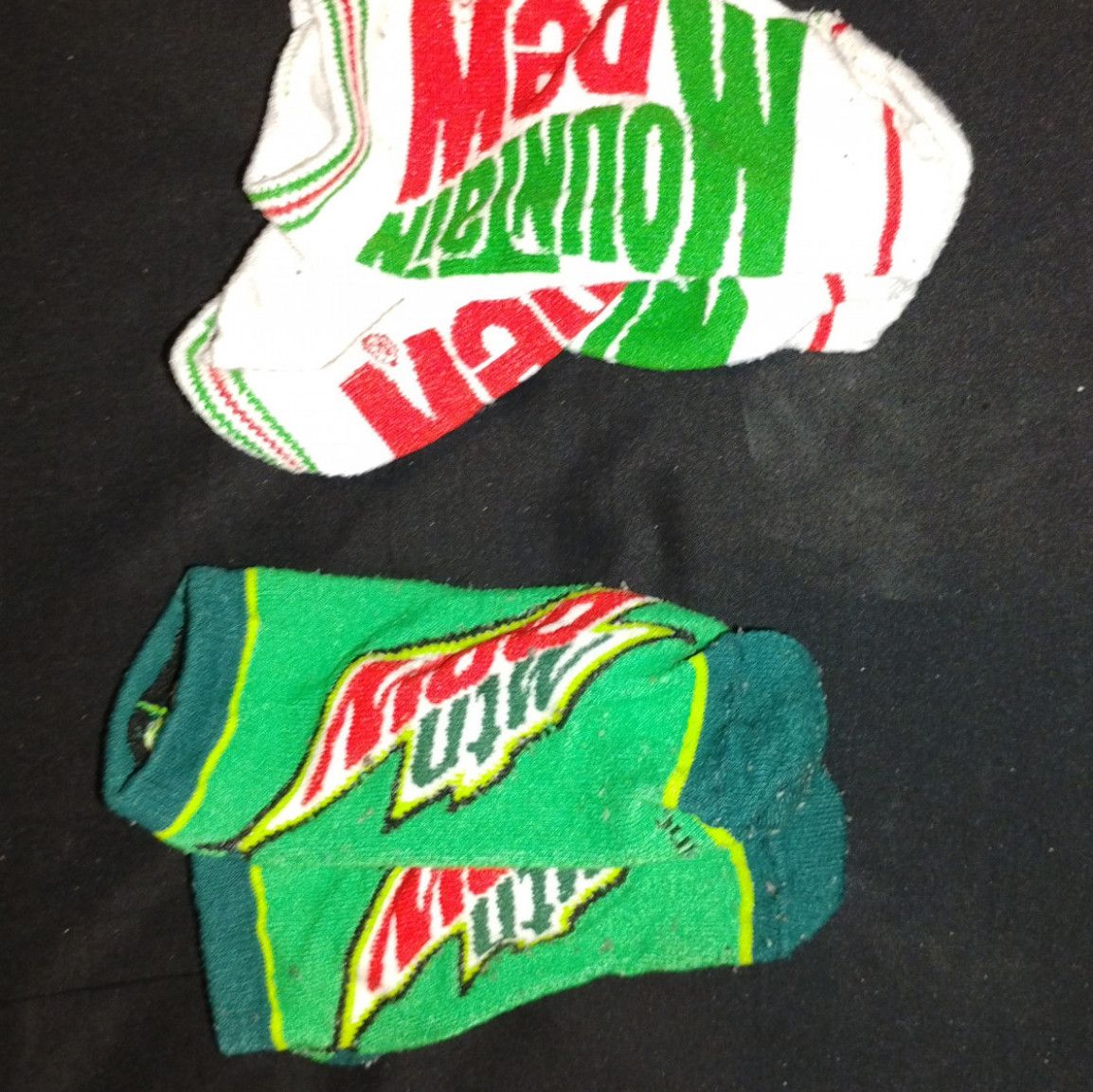 Mt  Dew ankle socks