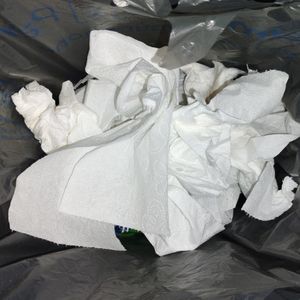 Used tissues from me blowing my nose in my sneezing videos