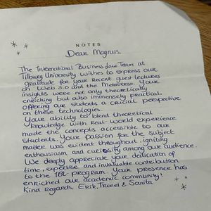 Handwritten Letter for You