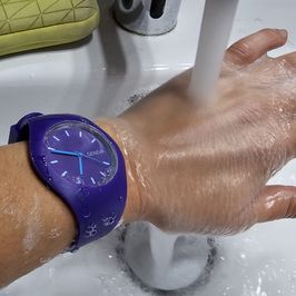 My workout and spa moments with my purple watch