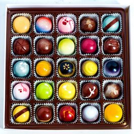 A Box Of Chocolate Bonbons