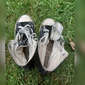TrashedSmelly Worn Custom Anime Converse