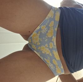 Blue and Yellow Flower panties