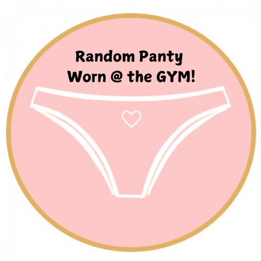 RANDOM WORN PANTY FROM ONE OF MY GYM SESSIONS!!!